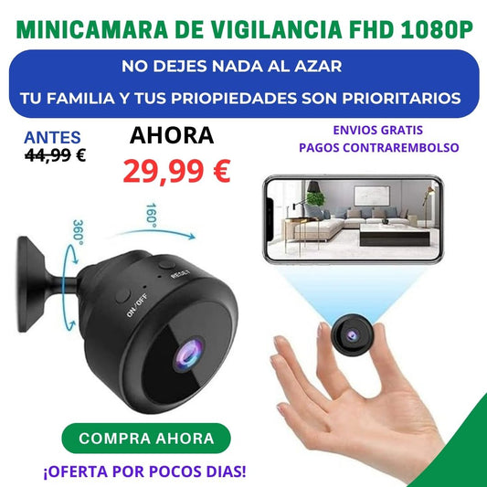 MINICAMARA DE SEGURIDAD FHD A9