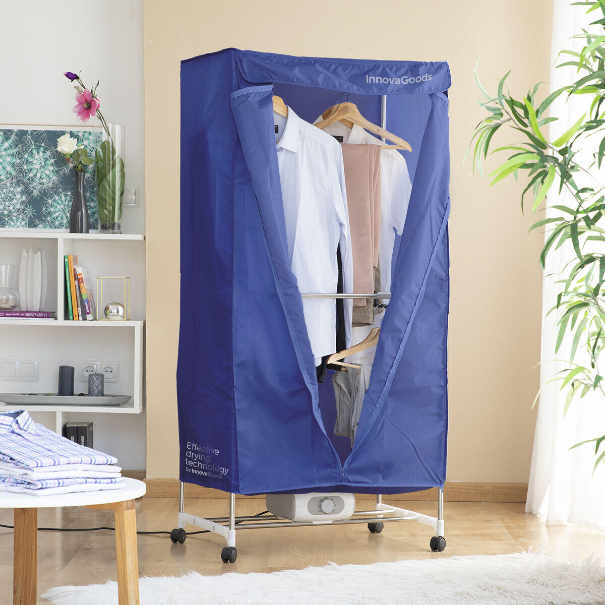 Secadora Eléctrica Portátil de 2 Alturas Dupledry Blue 1200 W