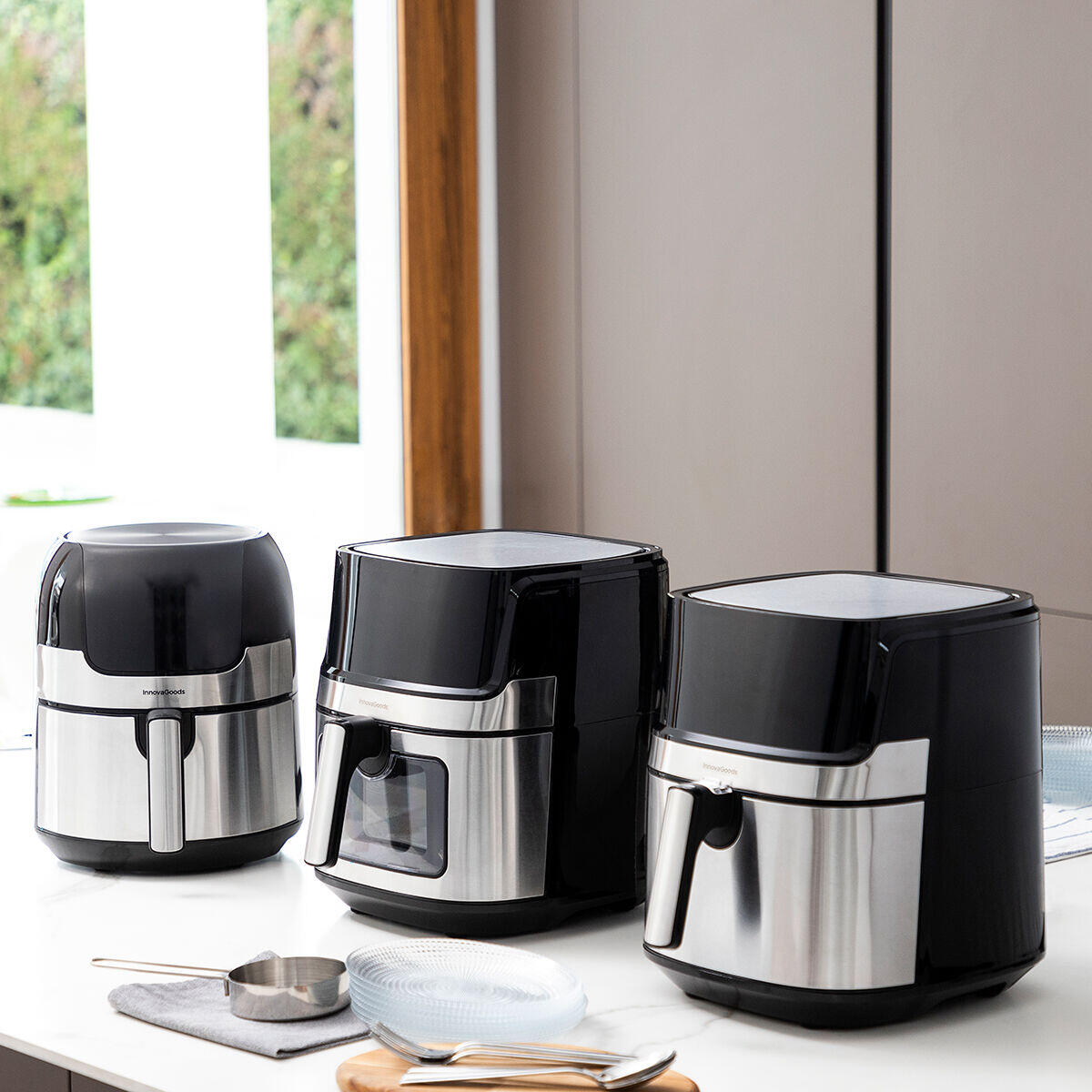 Freidora de Aire Fryinn 3500 Negro 1400 W 3,5 L Acero Inoxidable